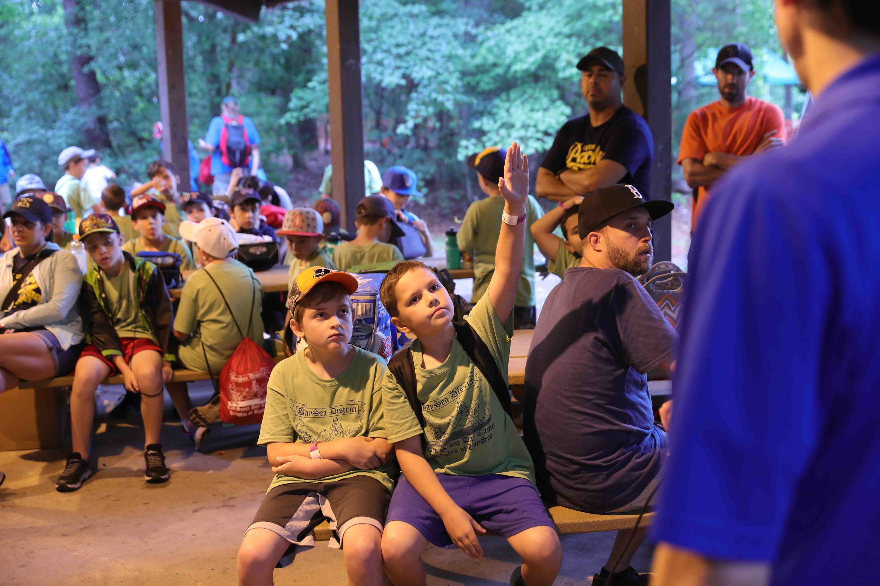 Joe Martucci conducted a safety and weather for Boy Scout troops
